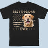 Personalised Photo Unisex T-shirt, Hoodie – Gifts For Dog Dad, Cat Dad – American And Proud