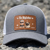 Personalised Leather Patch Hat - Father's Day Birthday Gifts For Dog Lovers, Dog Dad And Mum - Dog Dad Mode On