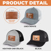 Personalised Leather Patch Hat - Father's Day Birthday Gifts For Dog Lovers, Dog Dad And Mum - Dog Dad Mode On