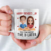 Personalised Mug - Father's Day, Gift For Husband From Wife - You Can Be A Dad Later
