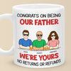 Personalised Mug - Gift For Dad, Grandpa - Lucky You, We’re Your Kids