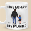 Personalised Mug - Gift For Dad - Family and Love Belong Together