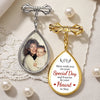 Personalised Photo Teardrop Pin - Memorial Graduation Gifts - Always Close, Always Loved