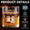 Personalised Whiskey Glass - Father's Day Gifts For Dog Cat Lovers, Dog Dad And Mom, Cat Owners - Feline Fun Squad