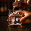 Personalised Whiskey Glass - Father's Day Birthday Gifts For Dog Cat Lovers, Dog Dad And Mom, Cat Owners - Cheers To Fur Family