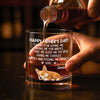 Personalised Whiskey Glass - Father's Day Birthday Gifts For Dog Lovers, Dog Dad And Mom - Long Night Sleep