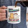 Personalised Mug - Father's Day Birthday Gifts For Cat Lovers, Cat Mom And Dad - Cat Dad Life Is The Best Life
