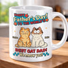 Personalised Mug - Father's Day Birthday Gifts For Cat Lovers, Cat Mom And Dad - Cat Dad Life Is The Best Life