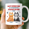 Personalised 3D Inflated Effect Printed Mug - Father's Day Birthday Gifts For Cat Lovers - Pawsitively Purrfect Moments