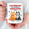 Personalised 3D Inflated Effect Printed Mug - Father's Day Birthday Gifts For Cat Lovers - Pawsitively Purrfect Moments
