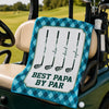 Custom Golf Towel - Personalized Father's Day Birthday Golf Gifts For Dad, Grandpa - Keep Calm & Golf On