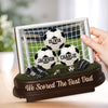 Custom LA 2026 Football Dad 2-Layered Wooden Plaque - Personalised Father's Day Gifts For Dad, Grandpa, Football Lovers, Sports Fans, Sports Lovers - Game Day, Dad Day