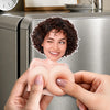 Custom Photo Squishy Acrylic Fridge Magnet – Personalised Anniversary Wedding Gifts For Husband And Wife, Him And Her – Thanks For Putting Up With Me