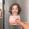 Custom Photo Squishy Acrylic Fridge Magnet – Personalised Anniversary Wedding Gifts For Husband And Wife, Him And Her – Thanks For Putting Up With Me