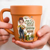 Custom Plant Pot Ceramic Mug - Personalised Birthday Garden Gifts For Gardeners - Gardening Girlhood At Its Finest