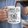 Custom Photo Mug - Personalised Father's Day Birthday Gifts For Dog Cat Lovers, Dog Dad And Mum, Cat Owners - My Best Friend Has Paws
