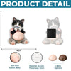Custom Photo Squishy Acrylic Fridge Magnet – Personalised Birthday Gifts For Dog Cat Lovers, Dog Dad And Mum, Cat Owners - Behold The Glorious Roundness