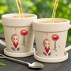 Custom Plant Pot Ceramic Mug - Personalised Birthday Garden Gifts For Gardeners - Healing One Plant At Once