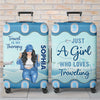 Up In The Clouds, Where I Belong - Travel Personalised Custom Luggage Cover - Summer Holiday Gift, Gift For Adventure Travel Lovers