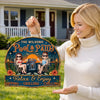 Custom Wood Sign - Personalised Summer Vacation And Travel Gifts For Husband And Wife, Him And Her - Chasing Golden Hours Together