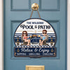 Custom Wood Sign - Personalised Summer Holiday And Travel Gifts For Husband And Wife, Him And Her - Our Favorite Coastal Escape