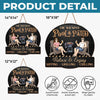 Custom Home Decor Wood Sign - Personalised Anniversary Wedding Gifts For Husband And Wife, Him And Her - Just A Couple, Pool & Patio Sipping Chilling