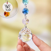 Custom Photo Crystal Suncatcher With Charm - Personalised Pet Memorial Gifts For Dogs, Cats - Forever Loved Forever Missed