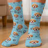 Custom Photo Middle Tube Socks - Personalized  Birthday Gifts For Dog Cat Lovers, Dog Dad And Mom, Cat Owners - Professional Poop Picker