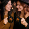 Custom Witch Cauldron Coffee Mug - Personalized Halloween Witchy Gifts For Besties, Sisters, BFF, Family, Yourself - Witching You A Wicked Brew