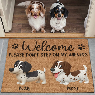 Custom Home Decor Decorative Mat - Personalized Birthday Gifts For Dog Lovers, Dog Dad And Mom - Home Full Of Love