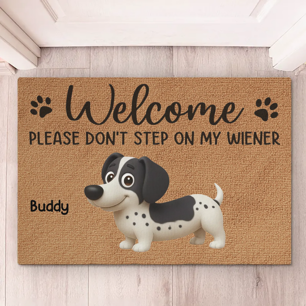 Custom Home Decor Decorative Mat - Personalized Birthday Gifts For Dog Lovers, Dog Dad And Mom - Home Full Of Love