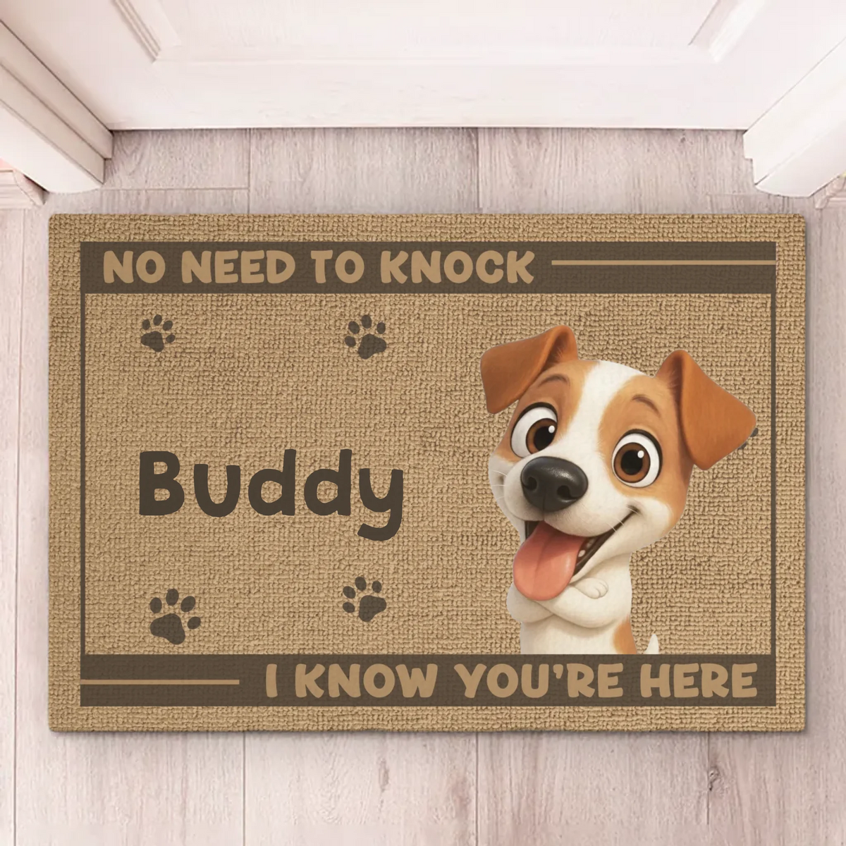 Custom Home Decor Decorative Mat - Personalized Birthday Gifts For Dog Lovers, Dog Dad And Mom - Head Of Security