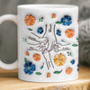 Custom 3D Inflated Effect Printed Mug - Personalized Mother's Day Birthday Gift For Mum, Grandma - Mum Holds Us All