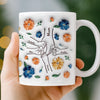 Custom 3D Inflated Effect Printed Mug - Personalized Mother's Day Birthday Gift For Mum, Grandma - Mum Holds Us All