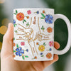 Custom 3D Inflated Effect Printed Mug - Personalized Mother's Day Birthday Gifts For Mum, Grandma - Family Always Holds Together