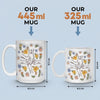 Custom 3D Inflated Effect Printed Mug - Personalized Mother's Day Gifts For Mum, Grandma - Her Love Shapes Generations