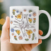 Custom 3D Inflated Effect Printed Mug - Personalized Mother's Day Gifts For Mum, Grandma - Her Love Shapes Generations