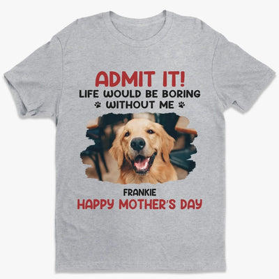 Custom Photo Unisex T-shirt, Hoodie, Sweatshirt - Personalized Father's Day, Mother's Day, Birthday Gifts For Dog Cat Lovers, Dog Dad And Mum, Cat Owners - Pets Are Family Too