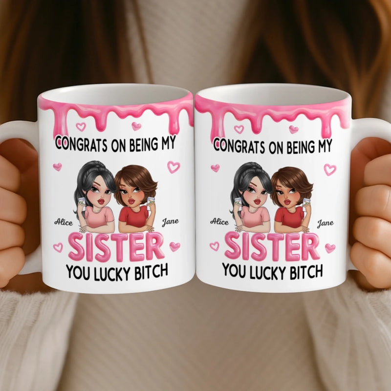 Custom Mug - Personalized Best Friend Birthday Gifts For Women, Besties, Sisters, BFF - A Bond That Never Breaks