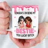 Custom Mug - Personalized Best Friend Birthday Gifts For Women, Besties, Sisters, BFF - A Bond That Never Breaks