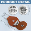 Personalised Pocket Hug Token - Birthday Gifts For Brother, Siblings - Side By Side Since Childhood
