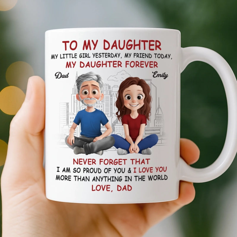 Personalised Mug – Birthday Gift for Daughter – My Daughter, My Forever Gift