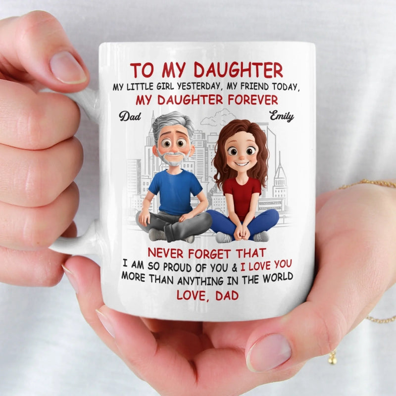 Personalised Mug – Birthday Gift for Daughter – My Daughter, My Forever Gift