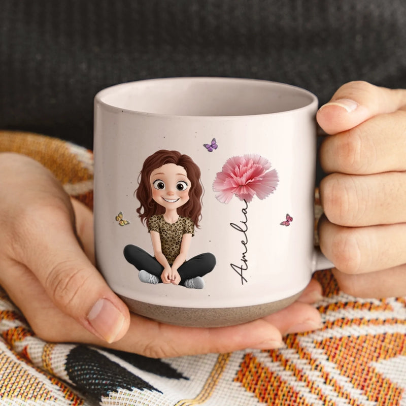 Personalised Pottery Mug – Birthday Gift for Best Friend, Sister or Family – Loved Beyond Measure