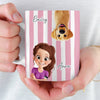 Personalised Pet Lover Mug – Christmas or Birthday Gift for Dog or Cat Lovers – Love and Fur Everywhere