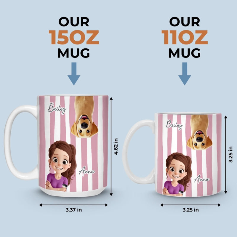 Personalised Pet Lover Mug – Christmas or Birthday Gift for Dog or Cat Lovers – Love and Fur Everywhere