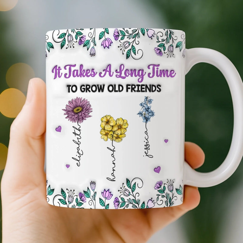 Personalised Best Friend Mug – Birthday Gift for Best Friend, Sister or BFF – Partners in Shine