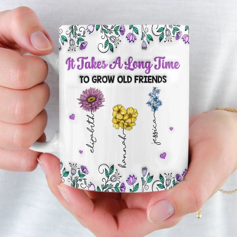 Personalised Best Friend Mug – Birthday Gift for Best Friend, Sister or BFF – Partners in Shine