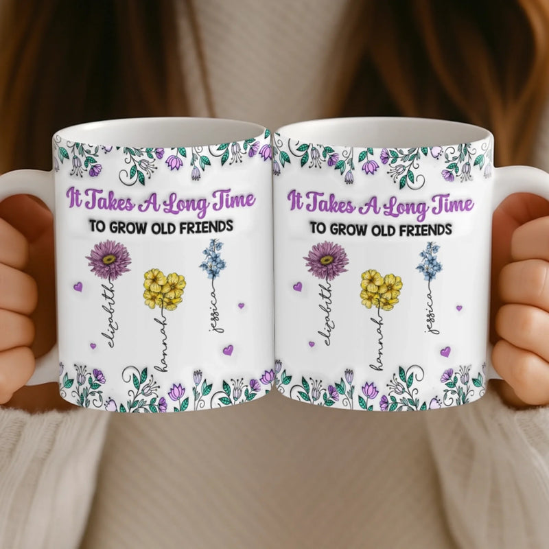 Personalised Best Friend Mug – Birthday Gift for Best Friend, Sister or BFF – Partners in Shine