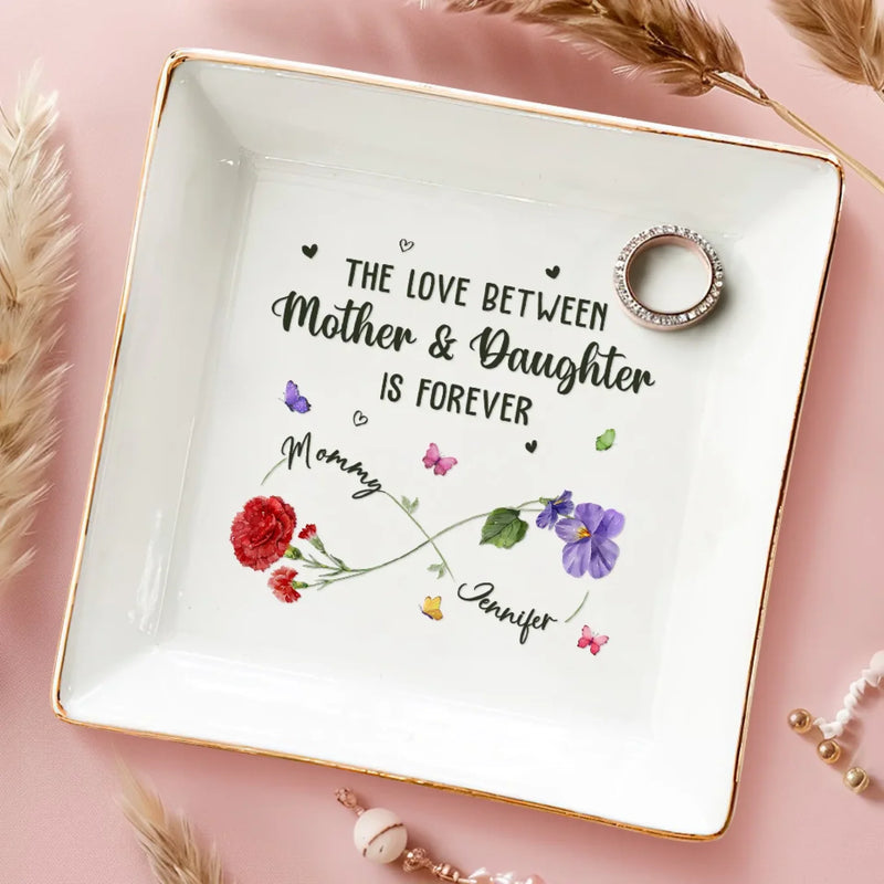 Personalised Jewellery Dish – Mother’s Day Gift for Mum or Daughter – Endless Love, Timeless Bond